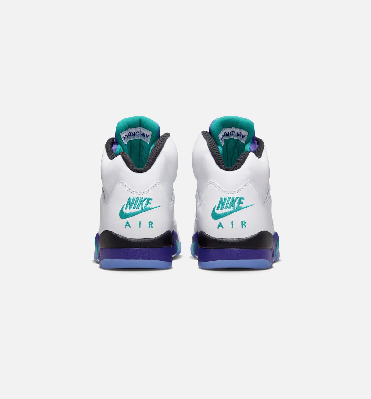 Air Jordan 5 Retro Grape Men's Shoe - White/New Emerald/Grape Ice/Black