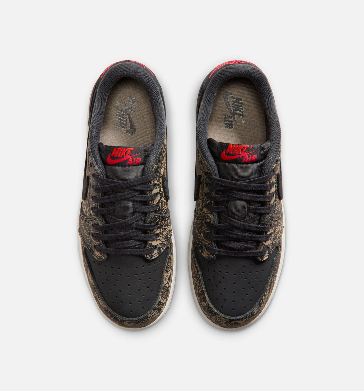 Air Jordan 1 Retro Low OG Laser Grade School – Black/Varsity Red/Summit White