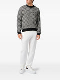 Philipp Plein monogram-pattern sweater