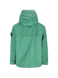 Stone Island hooded jacket with logo patch