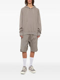 Rick Owens drawstring heavy-jersey hoodie