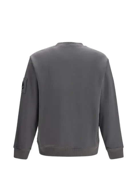 Moose Knuckles Hartsfield logo-plaque sweater