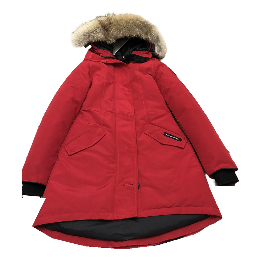 Canada Goose Women’s Rossclair Fur-Trim Parka – Tailored Fit Coyote Fur Hood 625-Fill Down