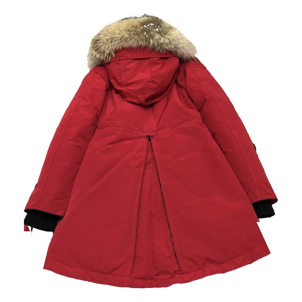 Canada Goose Women’s Rossclair Fur-Trim Parka – Tailored Fit Coyote Fur Hood 625-Fill Down