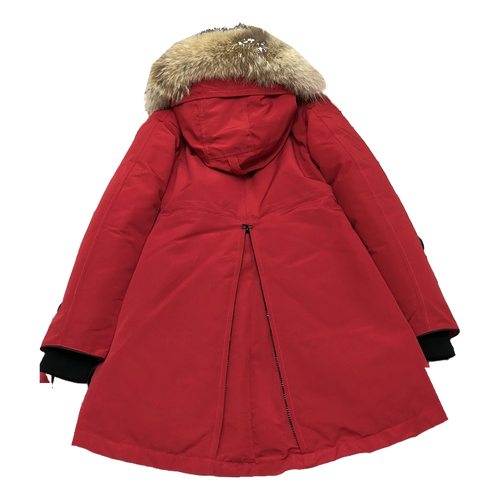 Canada Goose Women’s Rossclair Fur-Trim Parka – Tailored Fit Coyote Fur Hood 625-Fill Down
