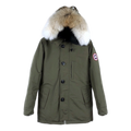 Canada Goose Chateau Fur-Trim Parka – Military Green 625-Fill Down Coyote Fur Hood