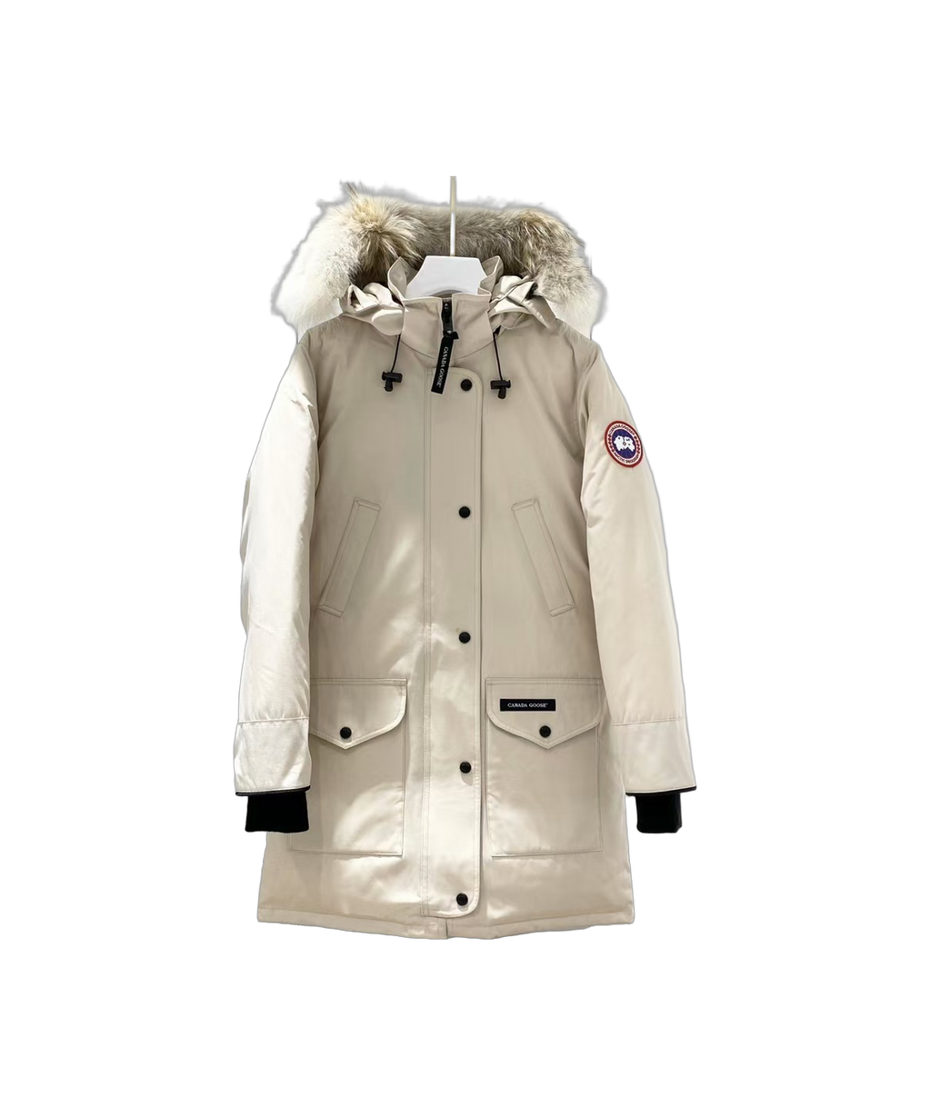 Canada Goose Women’s Trillium Fur-Trim Parka – Women’s Fit 625-Fill Down Arctic-Tech Shell