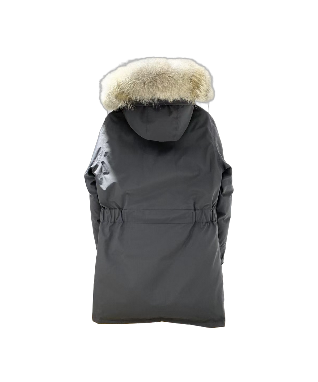 Canada Goose Women’s Trillium Fur-Trim Parka – Coyote Fur Hood Arctic-Tech Shell Buy Once Wear Forever