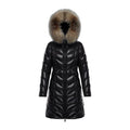 Moncler Fulmarus Chevron-Quilted Fur-Trim Long Coat – Chevron Quilt Fur Trim Premium Down