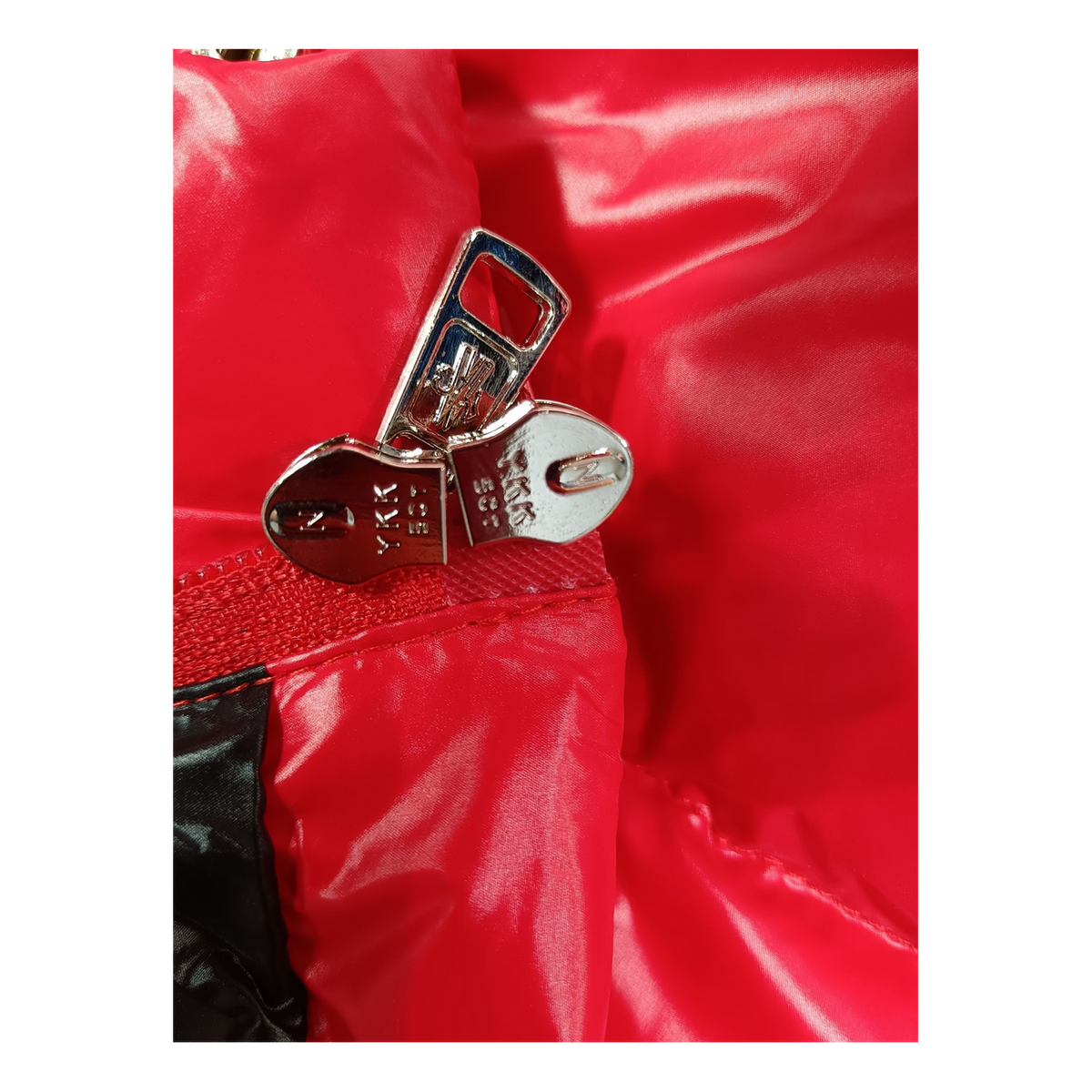 Moncler Hanoverian Glossy Hooded Long Puffer Coat – Red Premium Down