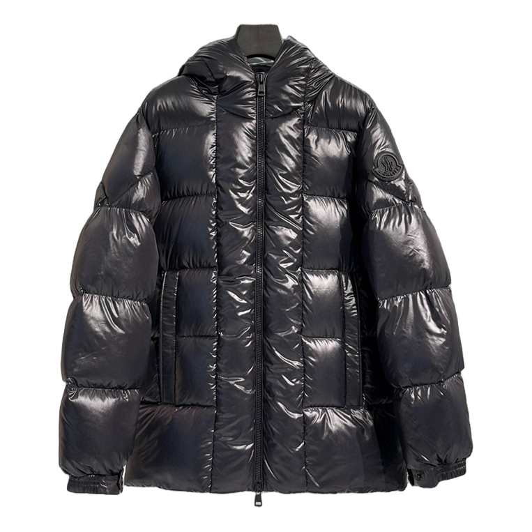 Moncler Dougnac Hooded Puffer Jacket – Premium Down Structured Hood Luxury Outerwear
