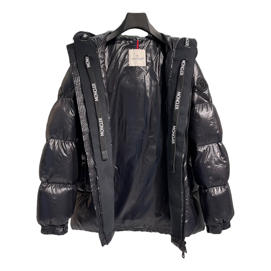 Moncler Dougnac Hooded Puffer Jacket – Premium Down Structured Hood Luxury Outerwear