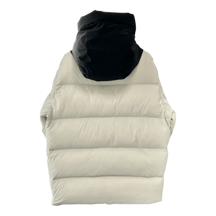 Moncler Contrast-Hood Colour-Block Puffer Jacket – Contrast Hood Color Block Premium Down