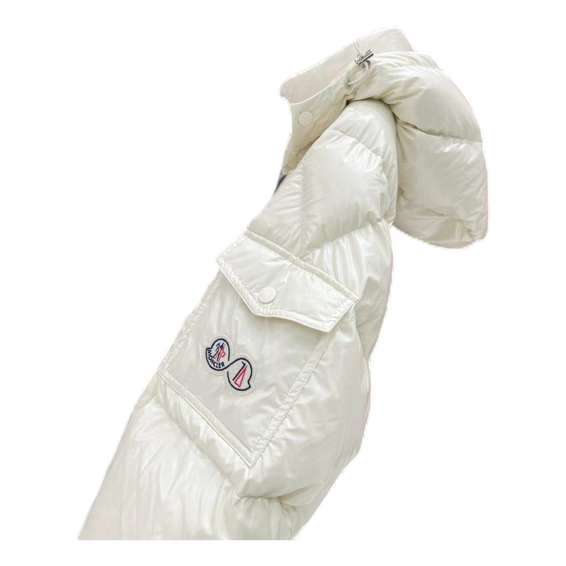 Moncler Maya 70th Anniversary Glossy Hooded Puffer Jacket – Collectible