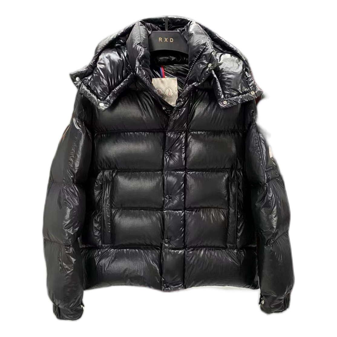 Moncler Maya 70th Anniversary Glossy Hooded Puffer Jacket – Shine Edition