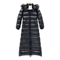Moncler Hudson Fur-Trim Long Puffer Coat – Statement Coat Premium Down