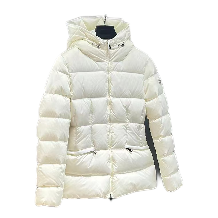 Moncler Drawstring-Hood Fitted Puffer Jacket – Precision Fit Adjustable Hood Premium Down