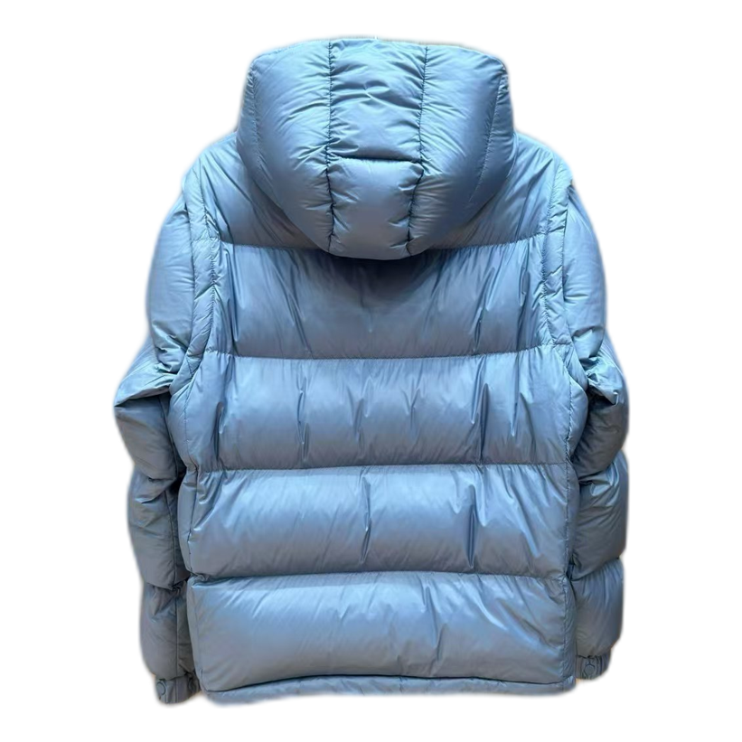 Moncler Oversized Chest-Badge Hooded Puffer Jacket – Premium Down