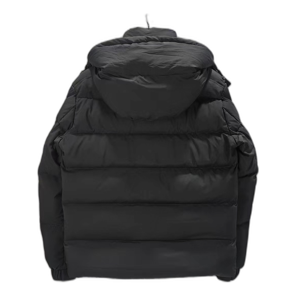 Moncler Maya Matte Hooded Puffer Jacket – Black Iconic Style