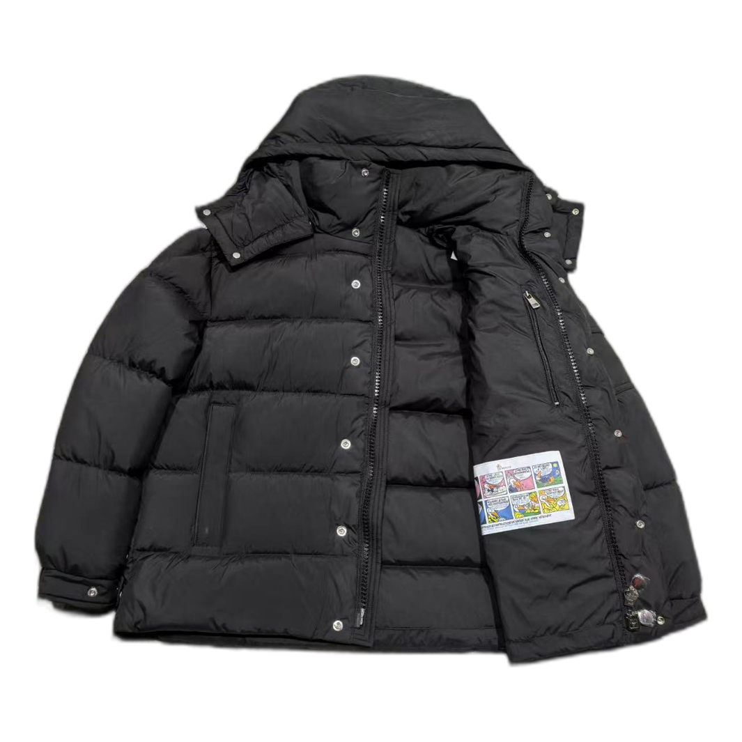 Moncler Matte Snap-Front Hooded Puffer Jacket – Premium Down