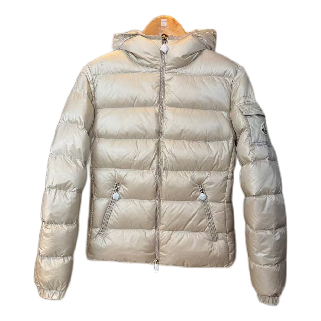 Moncler Gles Glossy Hooded Puffer Jacket – Glossy Finish Premium Down