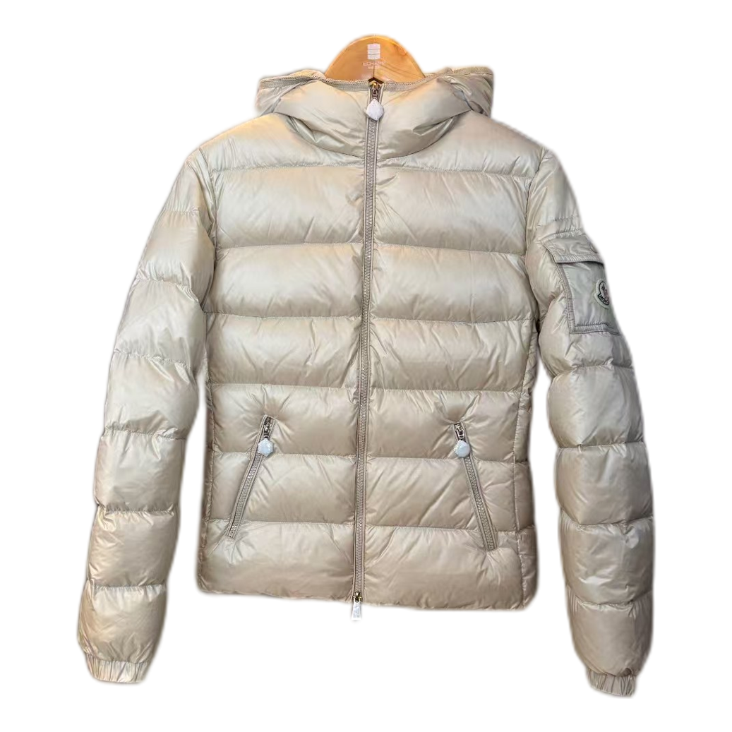 Moncler Gles Glossy Hooded Puffer Jacket – Glossy Finish Premium Down