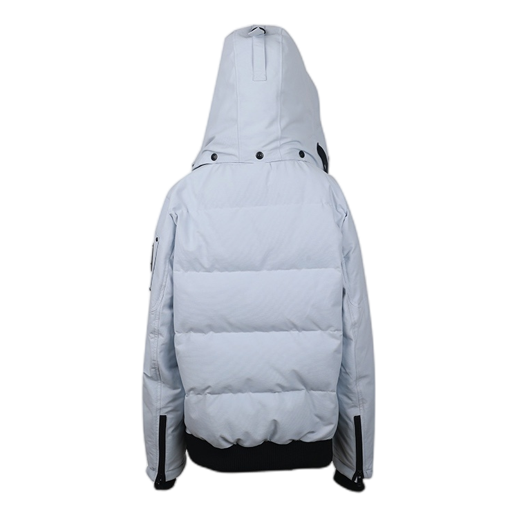 Moose Knuckles Contrast-Pocket Hooded Winter Parka – Colour Block