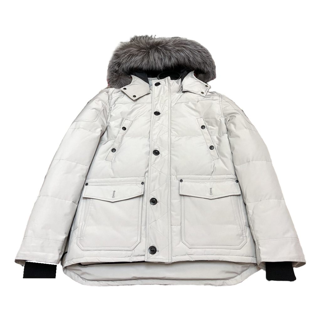 Moose Knuckles Four-Pocket Fur-Trim Hooded Puffer Jacket – Canadian Down