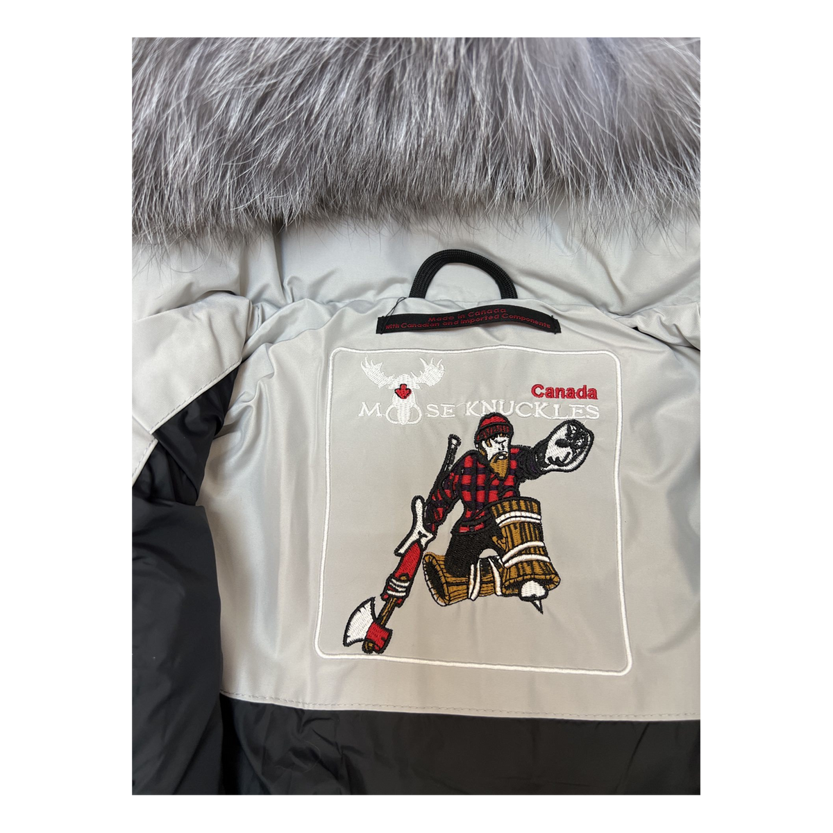 Moose Knuckles Four-Pocket Fur-Trim Hooded Puffer Jacket – Canadian Down