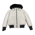 Moose Knuckles Men's Ballistic Shearling-Trim Bomber – Black Luxury Edition