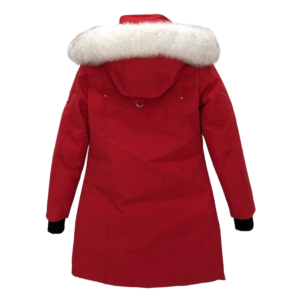 Moose Knuckles Stirling Pom-Pom Parka – White Fur Edition