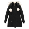 Moose Knuckles Stirling Pom-Pom Parka – White Fur Trim Collection