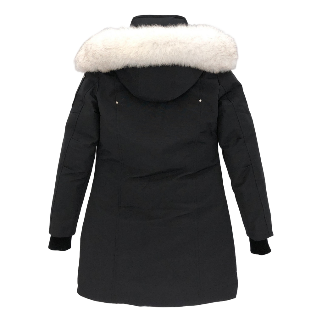 Moose Knuckles Stirling Pom-Pom Parka – White Fur Trim Collection