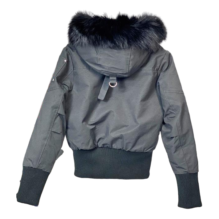 Moose Knuckles Debbie Fur-Trim Bomber Jacket – Canadian Down