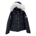 Moose Knuckles Chest-Zip Fur-Trim Hooded Puffer Jacket – Coyote Fur Hood