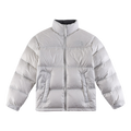 The North Face Contrast-Panel Stand-Collar Puffer Jacket – Two-Tone Winter Essential