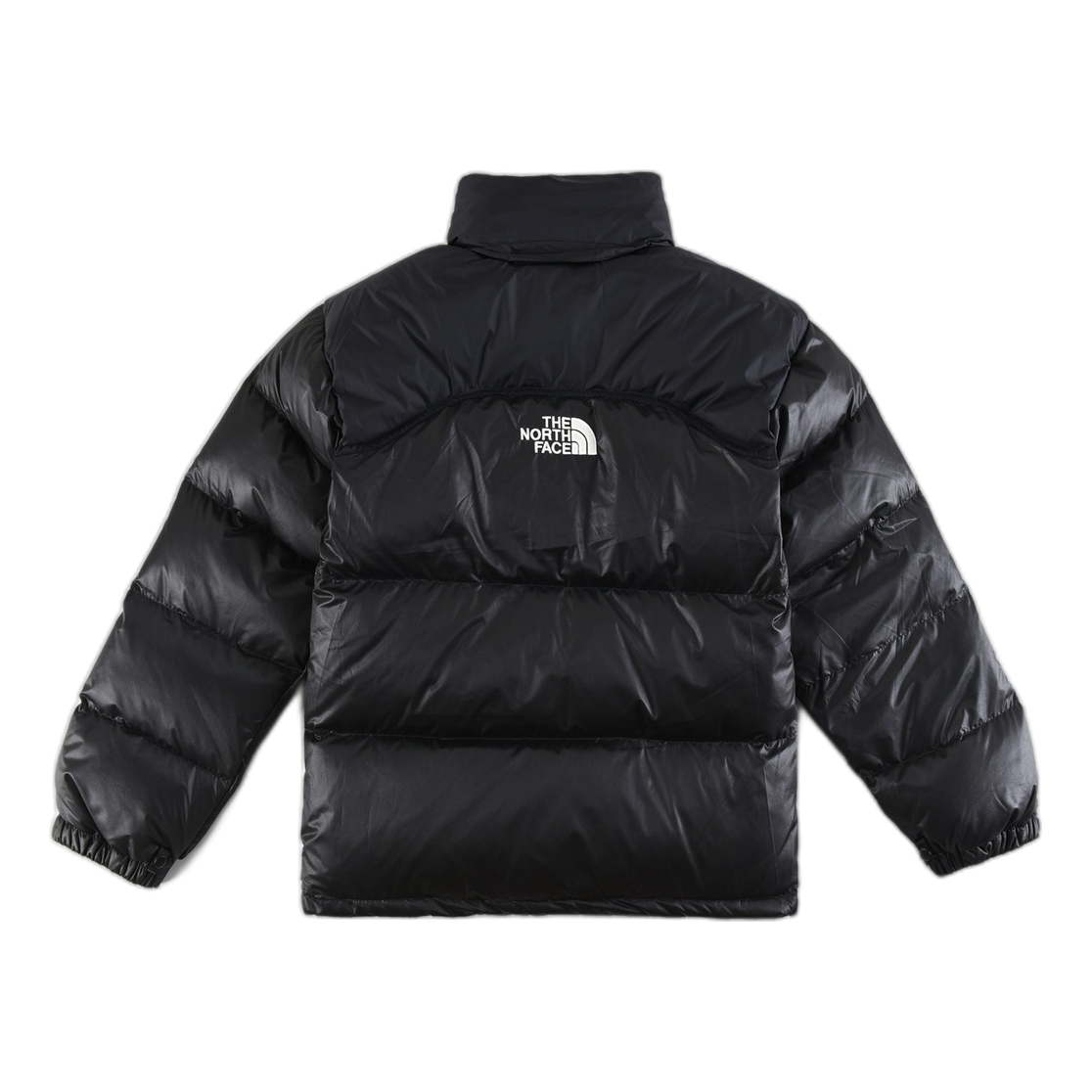 The North Face Contrast-Panel Stand-Collar Puffer Jacket – Street-Ready Winter Style