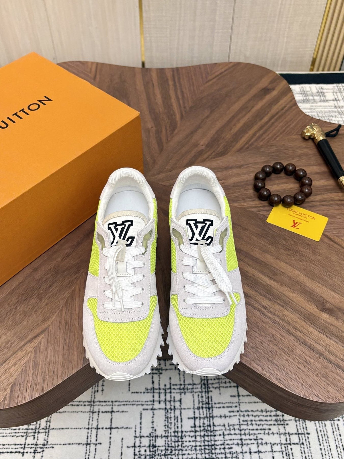 Louis Vuitton Color-Block Low-Top Sneakers